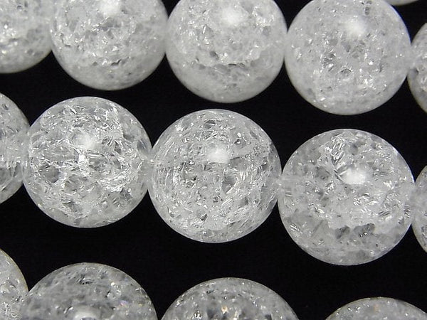 Cracked Crystal Gemstone Beads