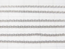Silver925  Cable Chain  1.3mm Rhodium Plated  [18cm][38cm][40cm][45cm][50cm][60cm][75cm] 1pc