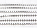 Silver925 Ball Chain 1.8mm Rhodium Plated [40cm][45cm] Necklace 1pc