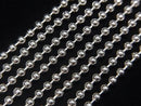 Silver925 Ball Chain 2.3mm Rhodium Plated [40cm][45cm][50cm] Necklace 1pc