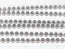 Silver925 Ball Chain 2.3mm Rhodium Plated [40cm][45cm][50cm] Necklace 1pc