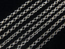 Silver925 Rolo Chain 2.0mm Rhodium Plated [38cm][40cm][45cm][50cm][60cm] Necklace 1pc