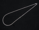 Silver925 Rolo Chain 2.7mm Rhodium Plated [38cm][40cm][45cm][50cm][60cm] Necklace 1pc