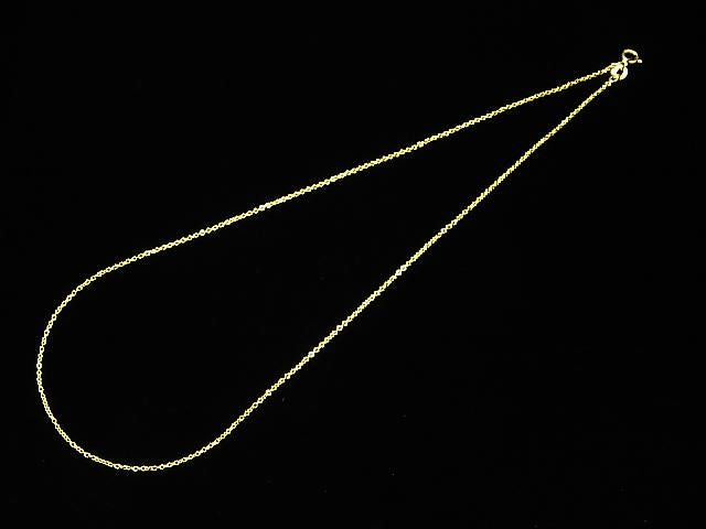 Chaîne maille forçat Argent 925 1,1mm Plaqué Or 18K [38cm][40cm][45cm][50cm][60cm][75cm] Collier 1pc