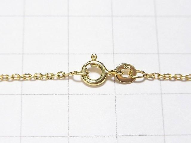 925純銀電纜鍊 1.5毫米 18KGP [18公分][40公分][45公分][50公分][60公分] 1件