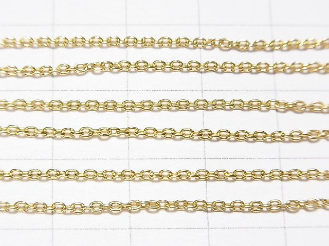 Silver925  Cable Chain  1.5mm 18KGP [18cm][40cm][45cm][50cm][60cm] 1pc