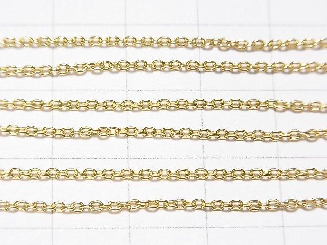 Silver925  Cable Chain  1.5mm 18KGP [18cm][40cm][45cm][50cm][60cm] 1pc