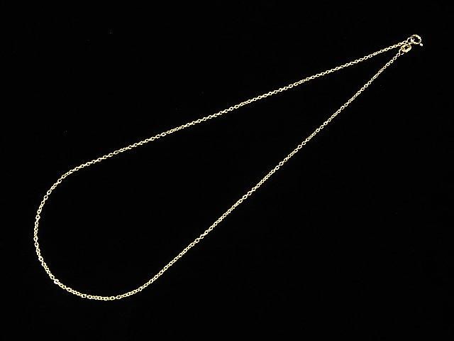 Silver925  Cable Chain  1.5mm 18KGP [18cm][40cm][45cm][50cm][60cm] 1pc