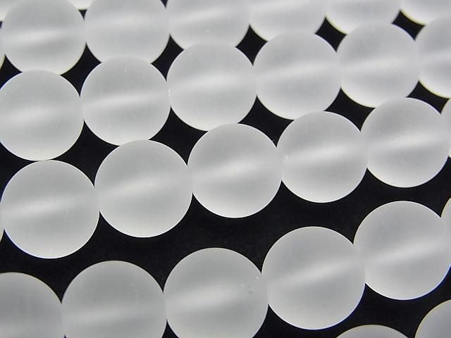[Video]Frosted Quartz AAA Round 10mm 1/4 or 1strand beads (aprx.15inch/37cm)