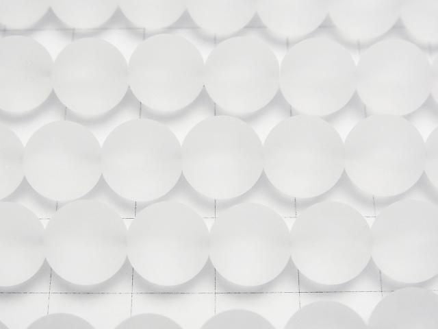 [Video]Frosted Quartz AAA Round 10mm 1/4 or 1strand beads (aprx.15inch/37cm)