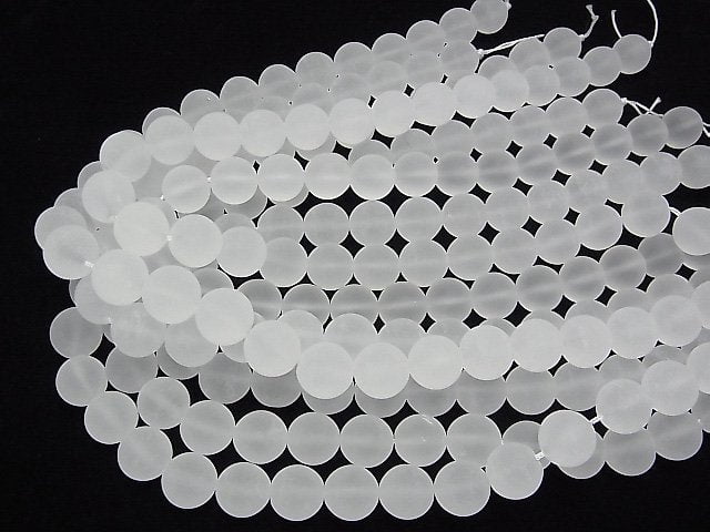 Frosted Quartz AAA Round 14mm 1/4 or 1strand beads (aprx.15inch/37cm)