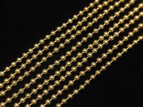 Silver 925 Ball Chain 1.5mm 18KGP [38cm][40cm][45cm] Necklace 1pc