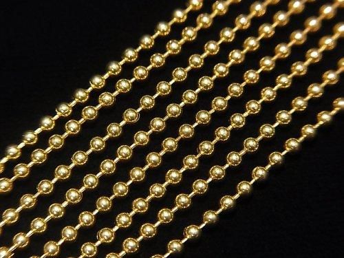 Silver 925 Ball Chain 1.8mm 18KGP [38cm][40cm][45cm] Necklace 1pc
