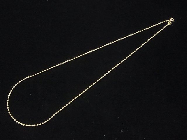Silver 925 Ball Chain 2mm 18KGP [38cm][40cm][45cm] Necklace 1pc