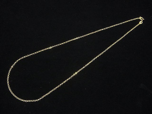 Silver925 Rolo Chain 2.0mm 18KGP [38cm][40cm][45cm][50cm][60cm] Necklace 1pc