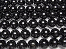 Black Tourmaline AAA Round 16mm 1/4 or 1-strand beads (approx. 15 inches/36 cm)