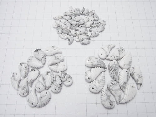 3pcs $4.79Howlite Magnesite  Angel Wing  [S][M][L] 3pcs