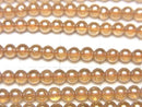 Champagne Aura Crystal Quartz AAA Round 3mm 1strand beads (aprx.14inch/34cm)