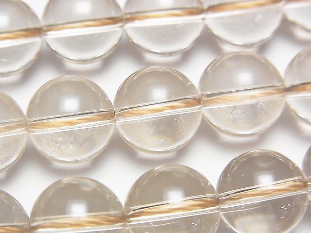 Champagne Quartz, Round Gemstone Beads