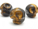 Skull, Tiger's Eye Gemstone Beads