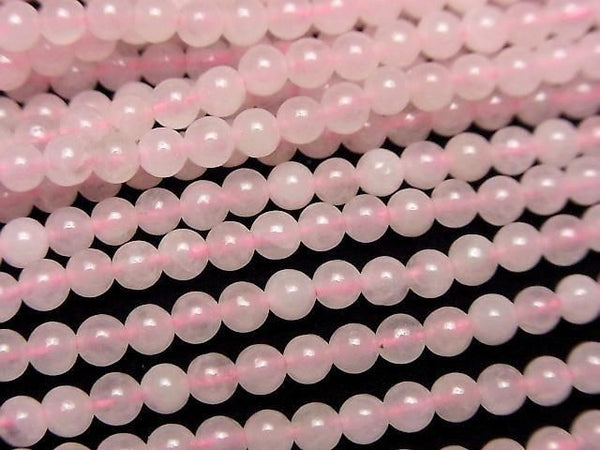 Rose Quartz  Round 3mm 1strand beads (aprx.15inch/36cm)