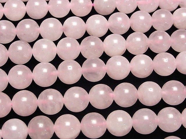 [Video] Rose Quartz Round 10mm 1-strand beads (approx. 15 inches/36 cm)