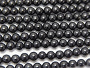 Black Spinel AAA Round 4mm 1strand beads (aprx.15inch/38cm)