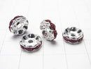 Asfor Rondelle [Rose x Silver] flower shape 4-10 mm 100 pcs $9.79