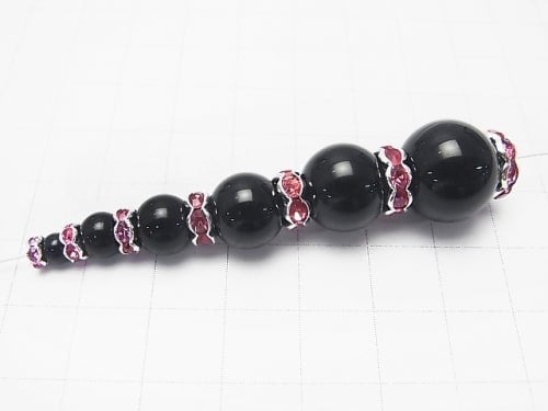 Asfor Rondelle [Rose x Silver] flower shape 4-10 mm 100 pcs $9.79