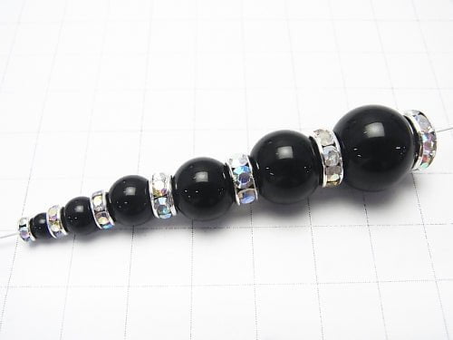 Asfor Rondelle [Crystal ABx Silver] Flat 4-10mm 10pcs