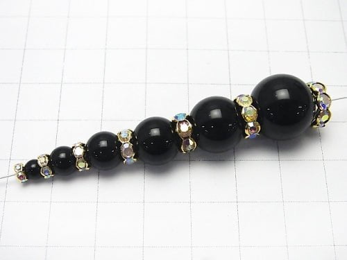 Asfor Rondelle [Crystal ABx Gold] Flower Shape 4-10mm 10pcs