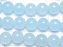 Light Blue Jade Round 8mm 1strand beads (aprx.15inch/36cm)