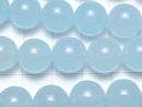Light Blue Jade Round 12mm 1strand beads (aprx.15inch / 38cm)