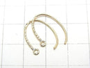 14KGF Oval Earwire 19mm 1pair