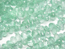 [Video]High Quality Emerald AAA Drop Faceted Briolette half or 1strand beads (aprx.15inch/38cm)
