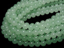 Pastel Green Jade Round 10mm 1strand beads (aprx.15inch / 36cm)