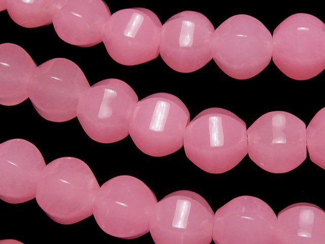 Faceted Round, Jade Gemstone Beads