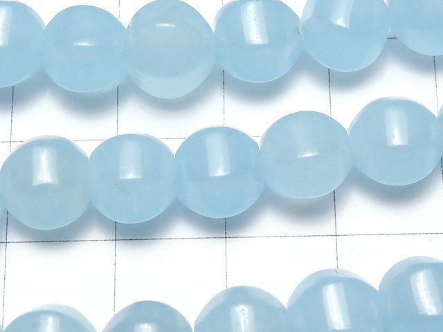 1strand $5.79! Light blue Jade 6 Faceted 8 mm 1 strand beads (aprx.15 inch / 38 cm)