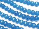 1strand $5.79! Blue Jade 6Faceted 8mm NO.3 1strand beads (aprx.15inch / 38cm)