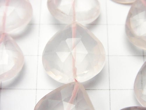 High Quality Brazil Rose Quartz AAA Vertical Hole Chestnut Shape half or 1strand beads (aprx.16 inch / 40 cm)