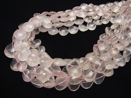 High Quality Brazil Rose Quartz AAA Vertical Hole Chestnut Shape half or 1strand beads (aprx.16 inch / 40 cm)