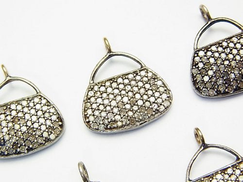 Charm & Parts, Diamond Gemstone Beads
