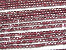 [Video]High Quality! Rhodolite Garnet AAA Cube Shape 3x3x3mm 1strand beads (aprx.15inch/37cm)