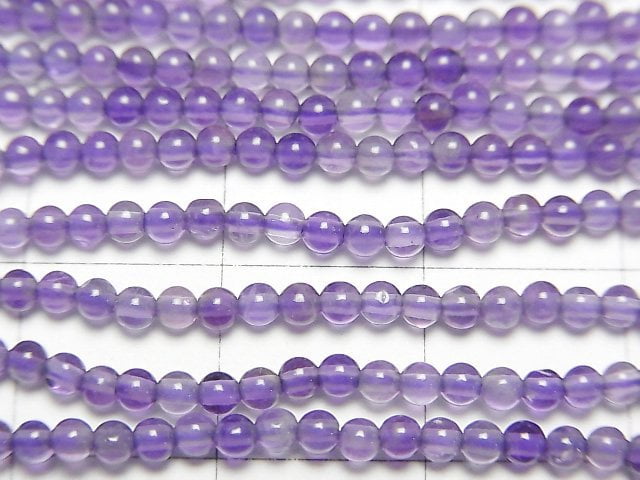 Amethyst AAA Round 2mm 1strand beads (aprx.15inch/38cm)