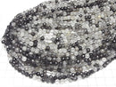 [Video]High Quality! Tourmaline Quartz AA+ Faceted Round 5mm 1strand beads (aprx.15inch/37cm)