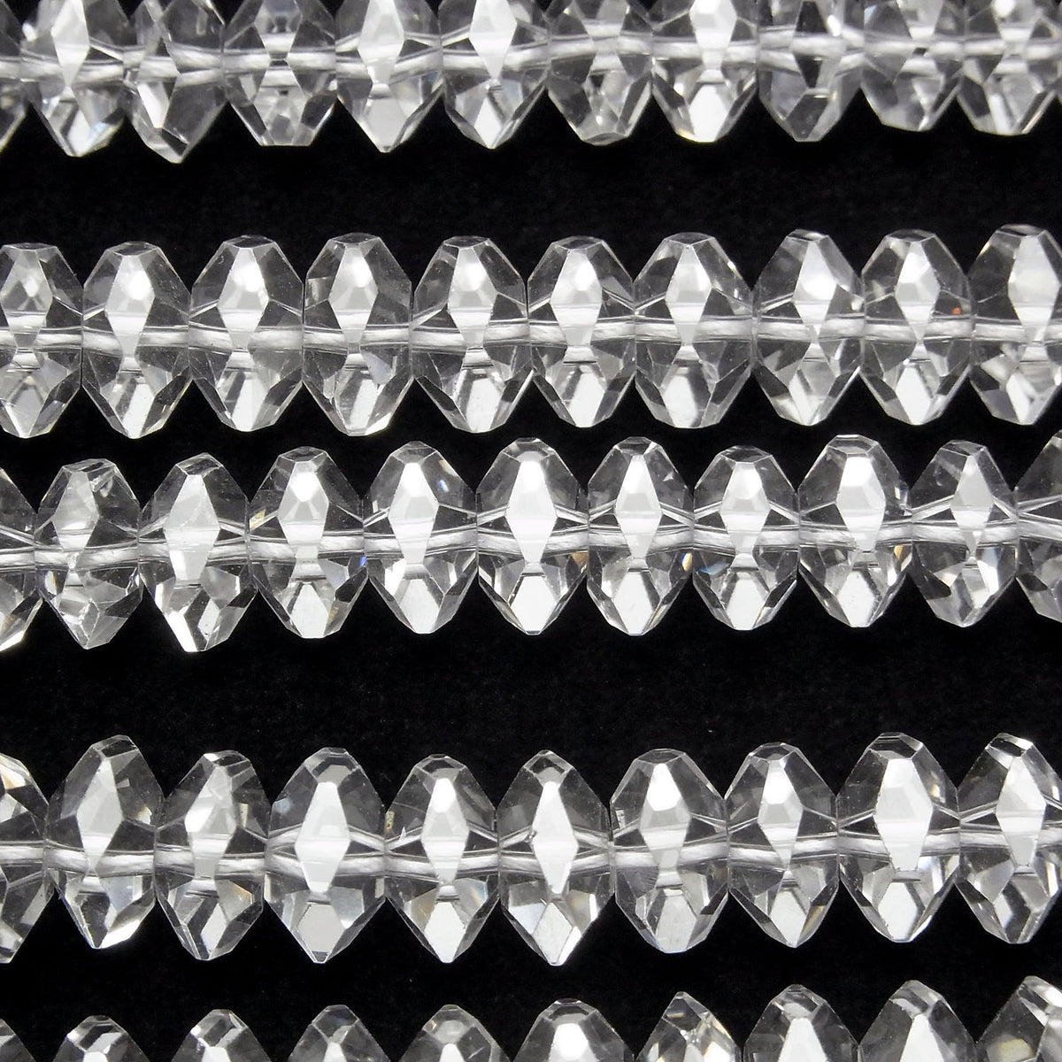 [Video] Hochwertig! Kristall AAA Facettiert Knopf Rondelle 10 x 10 x 5 mm 1/4 oder 1Strang Perlen (ca. 15 Zoll / 38 cm)
