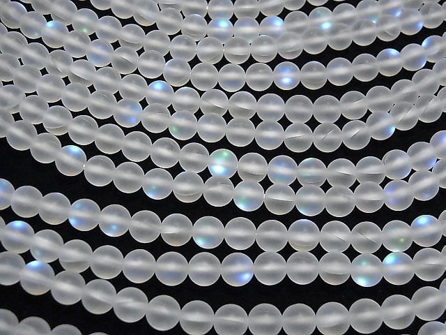 Frost Luna Flash Round 6mm 1strand beads (aprx.14inch/35cm)