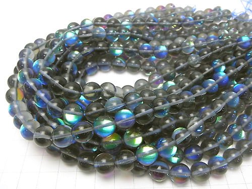 Blue Luna Flash Round 10mm 1strand beads (aprx.15inch/36cm)