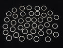 Silver925 Rope Ring (Open and Close Type) Pure Silver Finish 4, 6, 8, 10, 12mm 10pcs