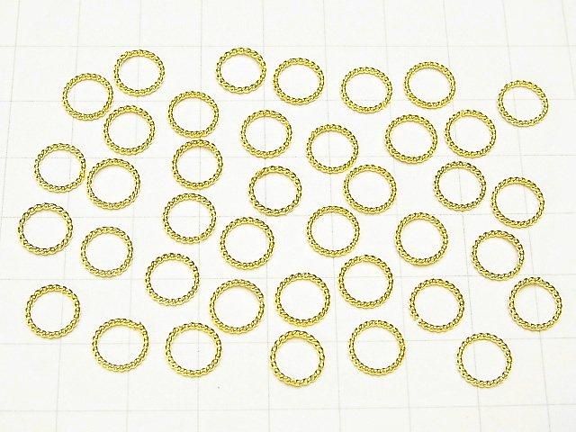 Bague Corde en Argent 925 (Type Ouvert/Fermé) Plaqué Or 18K 4, 6, 8, 10, 12mm 10pcs